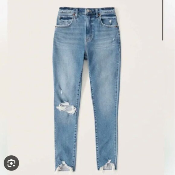 Abercrombie & Fitch Denim - Abercrombie & Fitch Super Skinny High Rise Ankle Jeans - Curve Love 8R